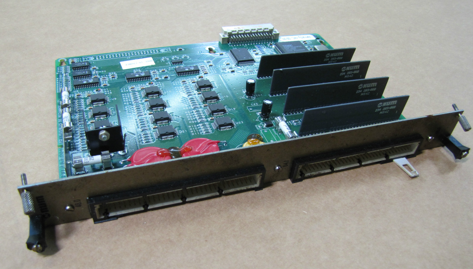 NUM I/O CIRCUIT BOARD PLC MODULE 64.1/48.0 0224204157F 0224204157 F FC-200-204