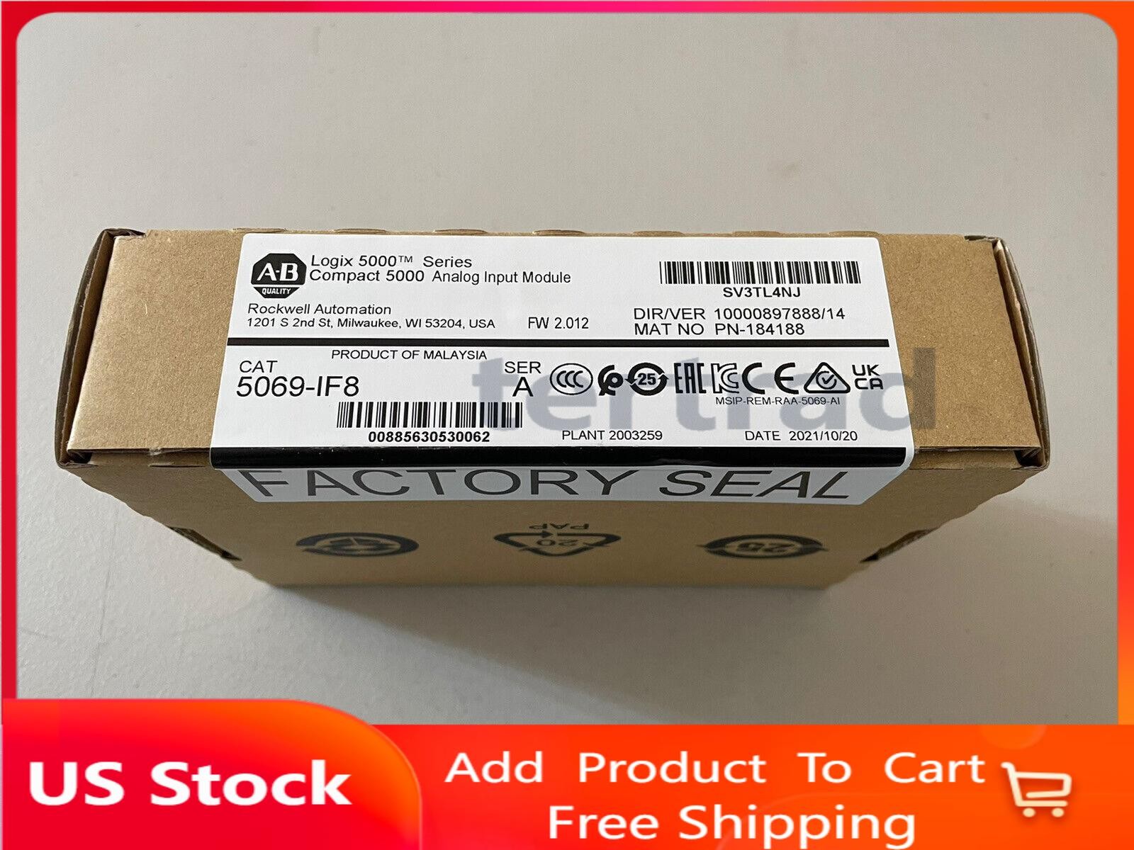 2022 Newest AB 5069-IF8 5069IF8 Compact Logix 5000 Input Module 5069IF8