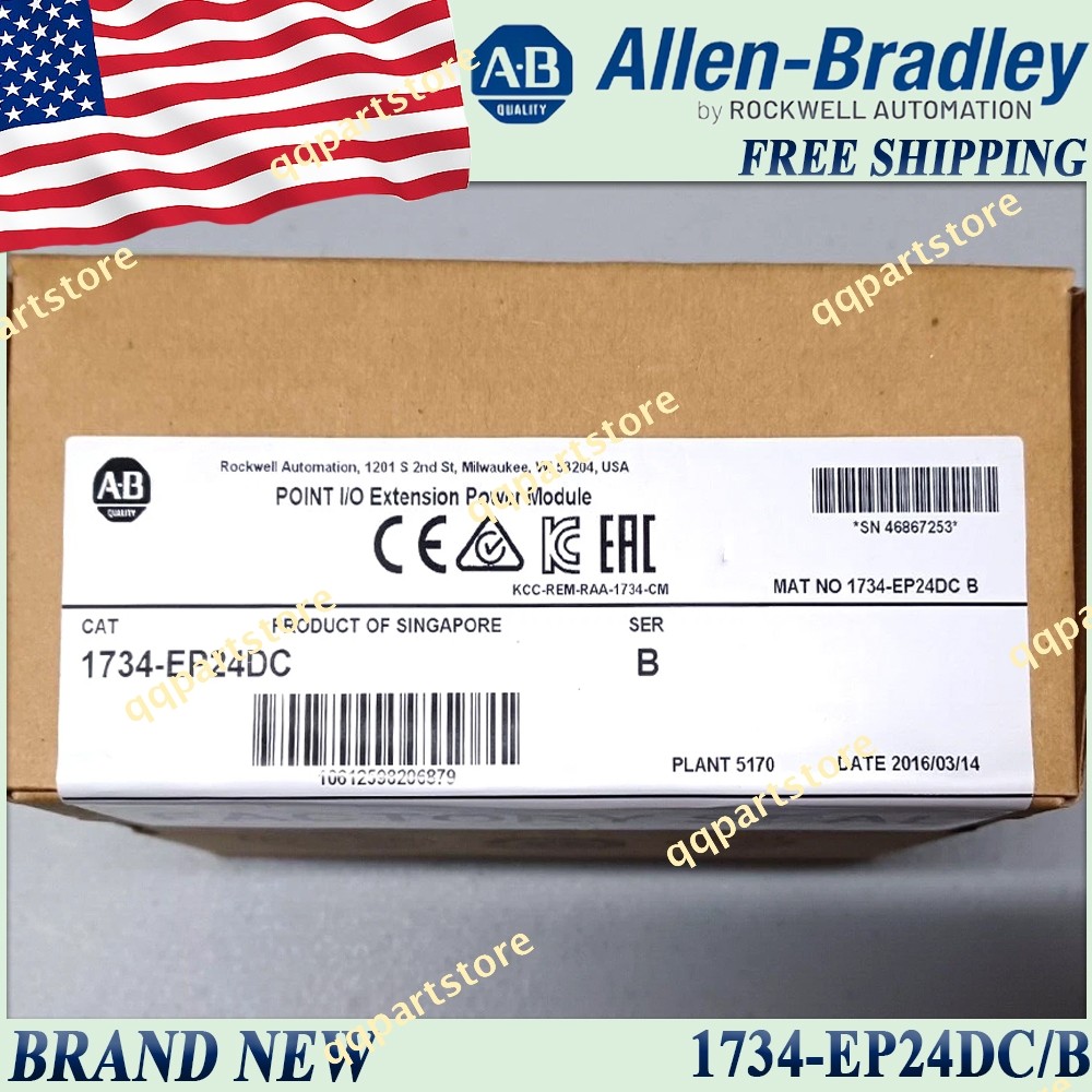 Brand New AB 1734-EP24DC/B I/O Extension Power Module 1734EP24DC serB Free Ship