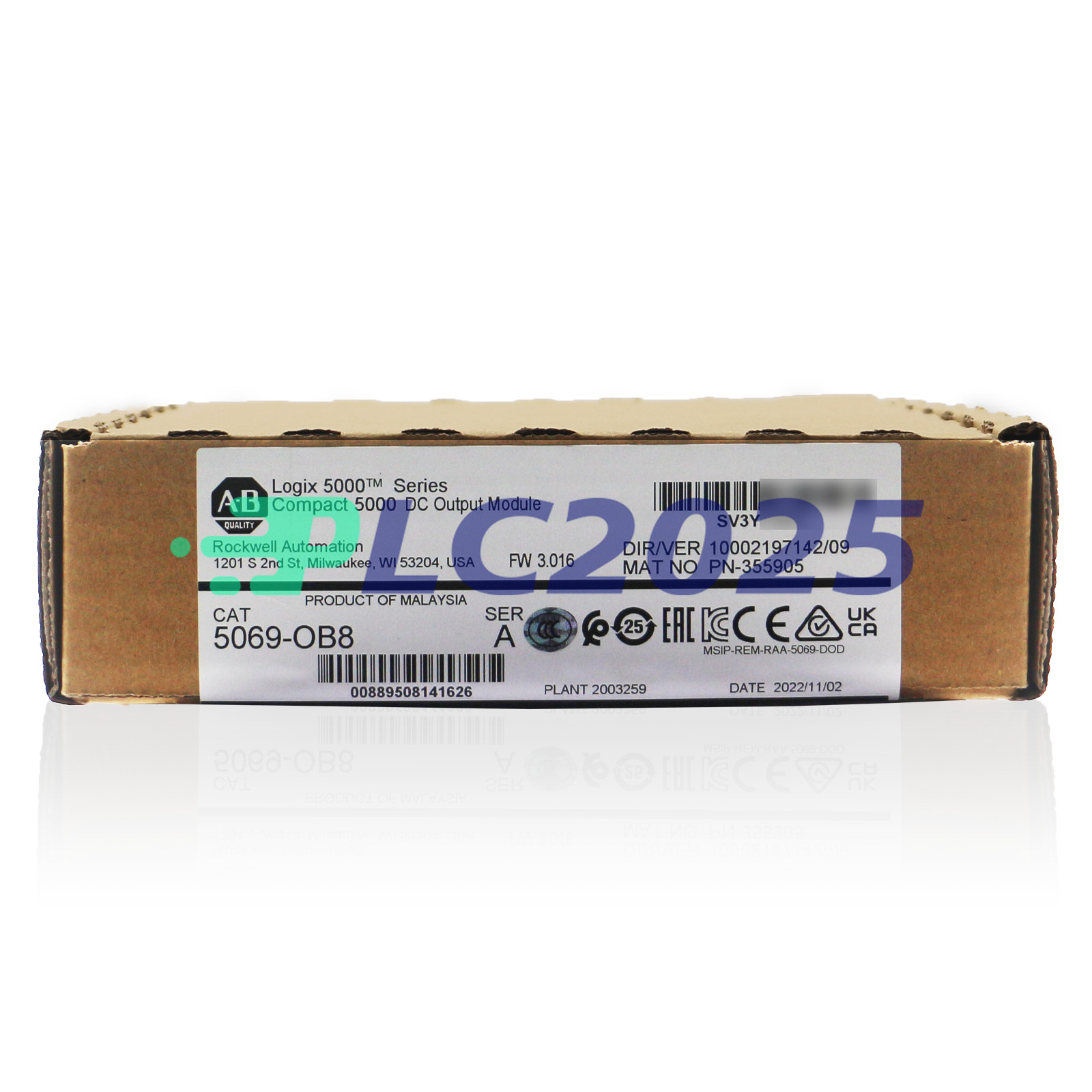 New Allen Bradley 5069-OB8 Compact 5000 DC Output Module