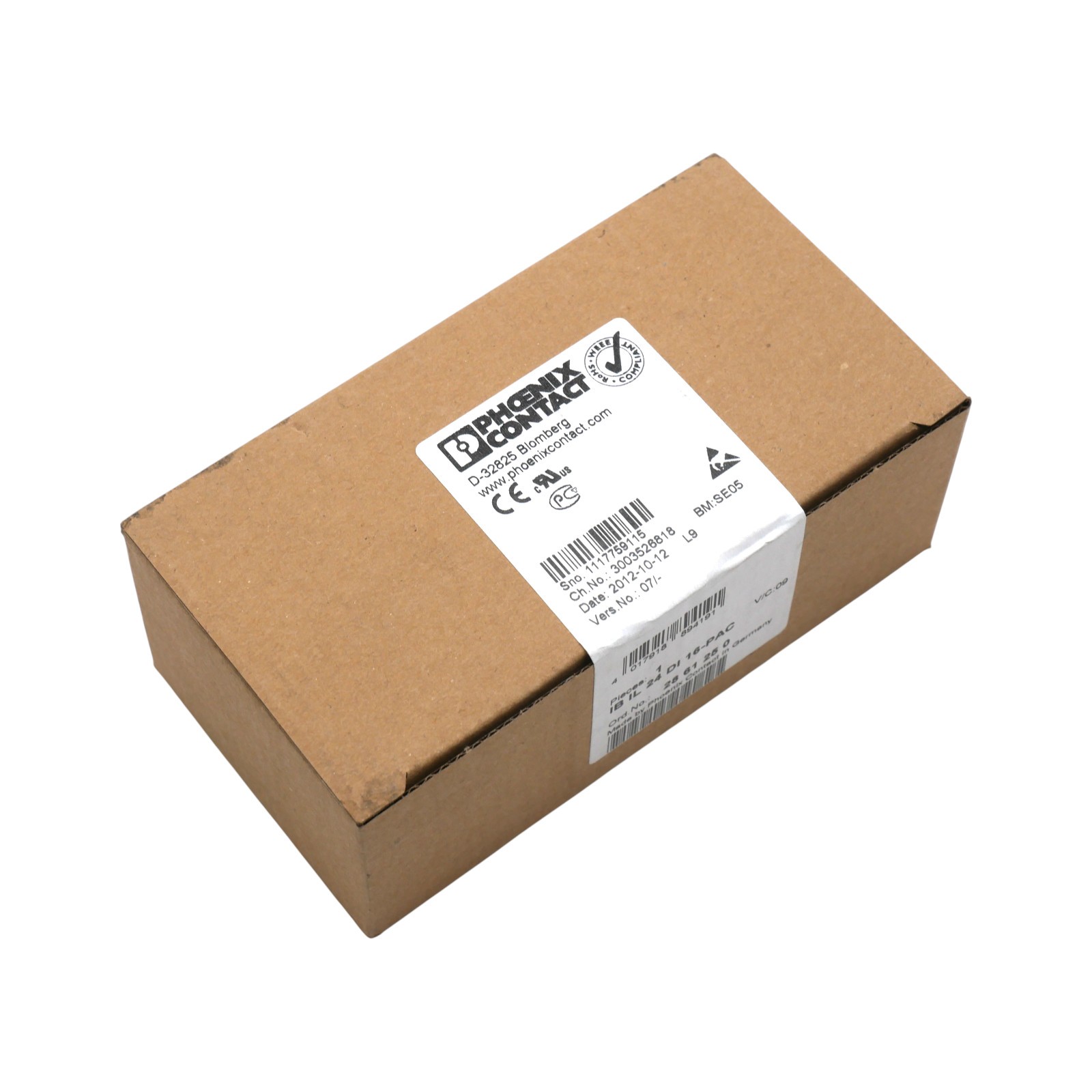 Phoenix Contact IB IL 24 DI 16-PAC Digital Module 2861250 Vers.No. 07 -sealed-