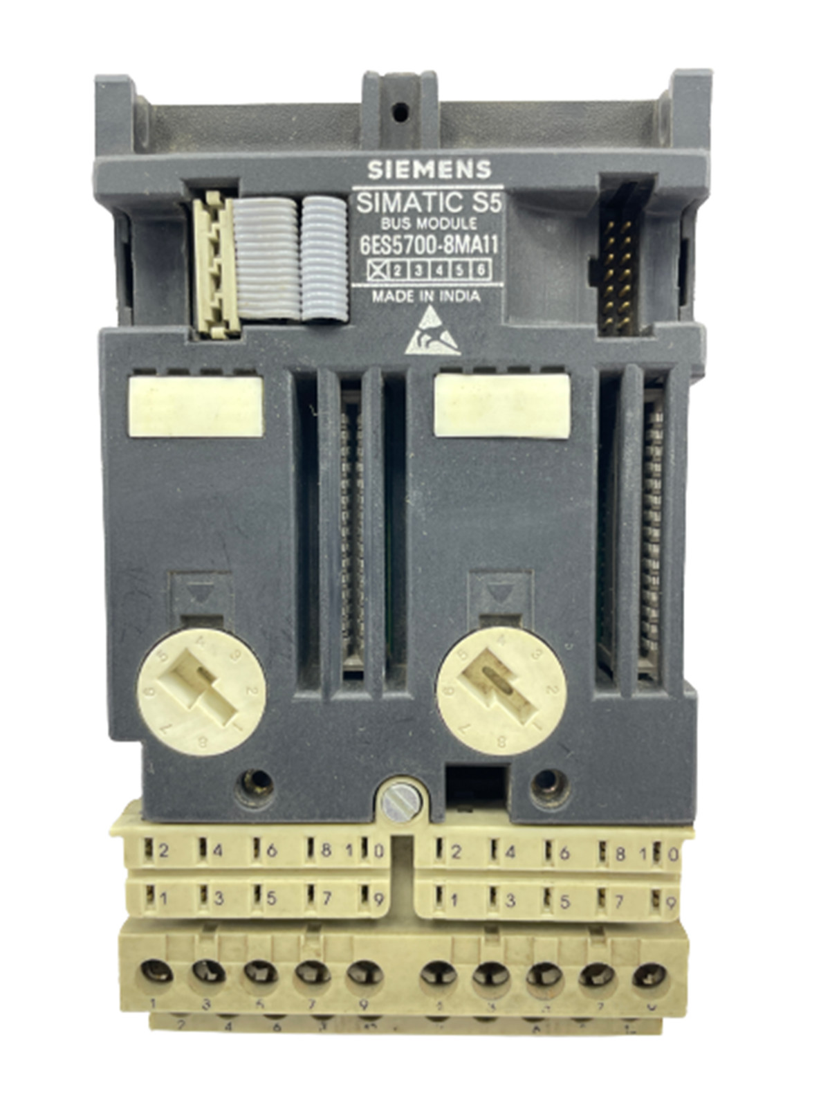Siemens SIMATIC S5 6ES5700-8MA11 PLC Input Output Bus Module