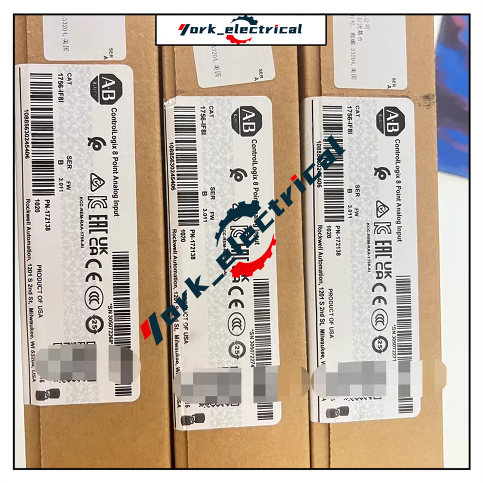 New Sealed AB 1756-IF8I /B ControlLogix 8 Point Analog Input Module 1756-IF8I