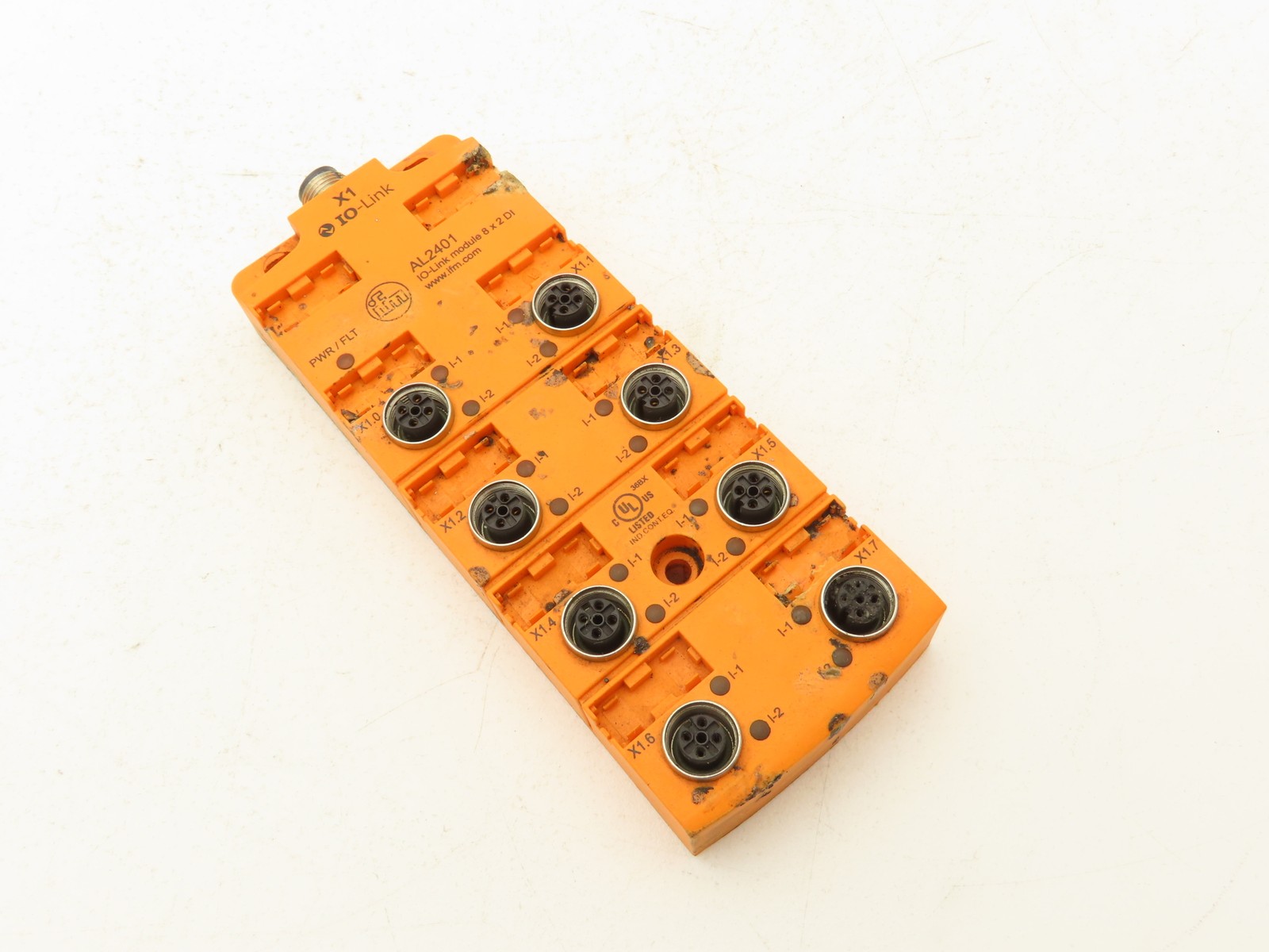 IFM AL2401 IO-Link Compact Line Module 8 x 2 Inputs M12 IP67 18-30 VDC