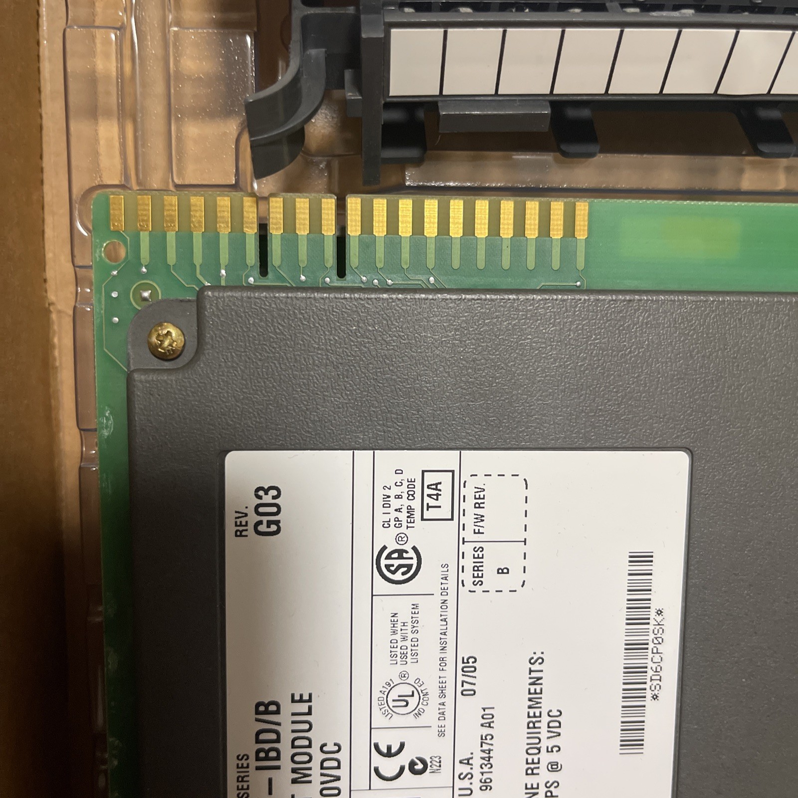 Allen Bradley 1771-IBD/B. G03 10-30 VDC Input Module. 96134475 A01