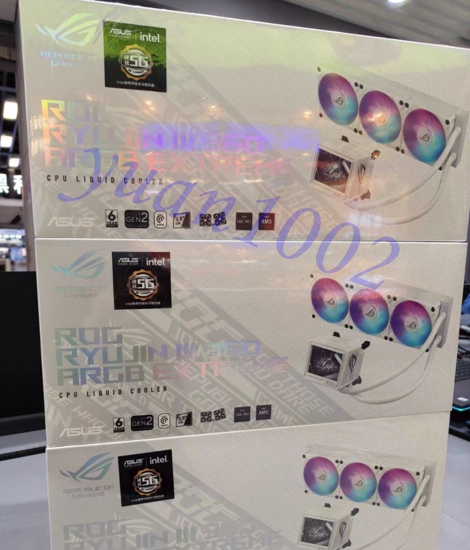 NEW ASUS ROG Ryujin III 360 ARGB Extreme White CPU water-cooled heat sink