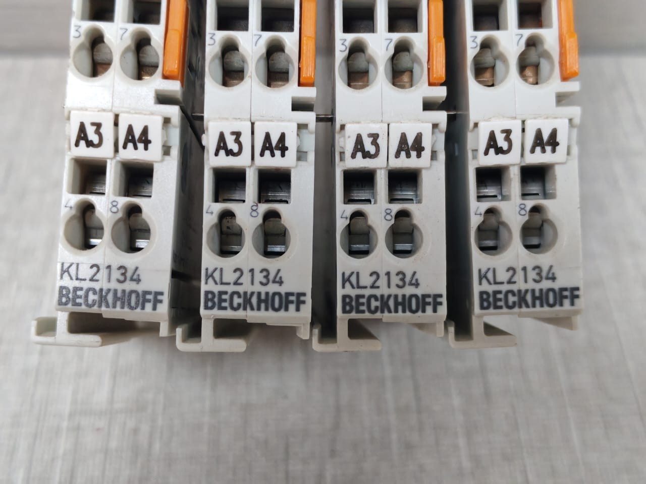 LOT 4PCS BECKHOFF KL2134 4X DIGITAL INPUT 24VDC