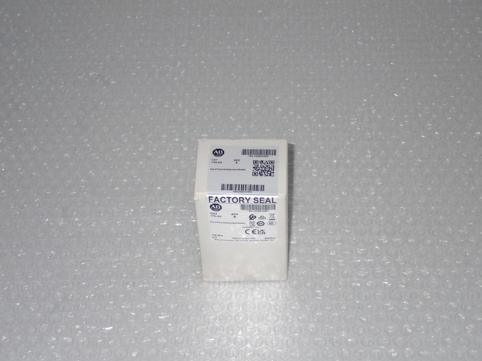 New Sealed Allen-Bradley 1794-IE8 Ser B , Mfd 2024