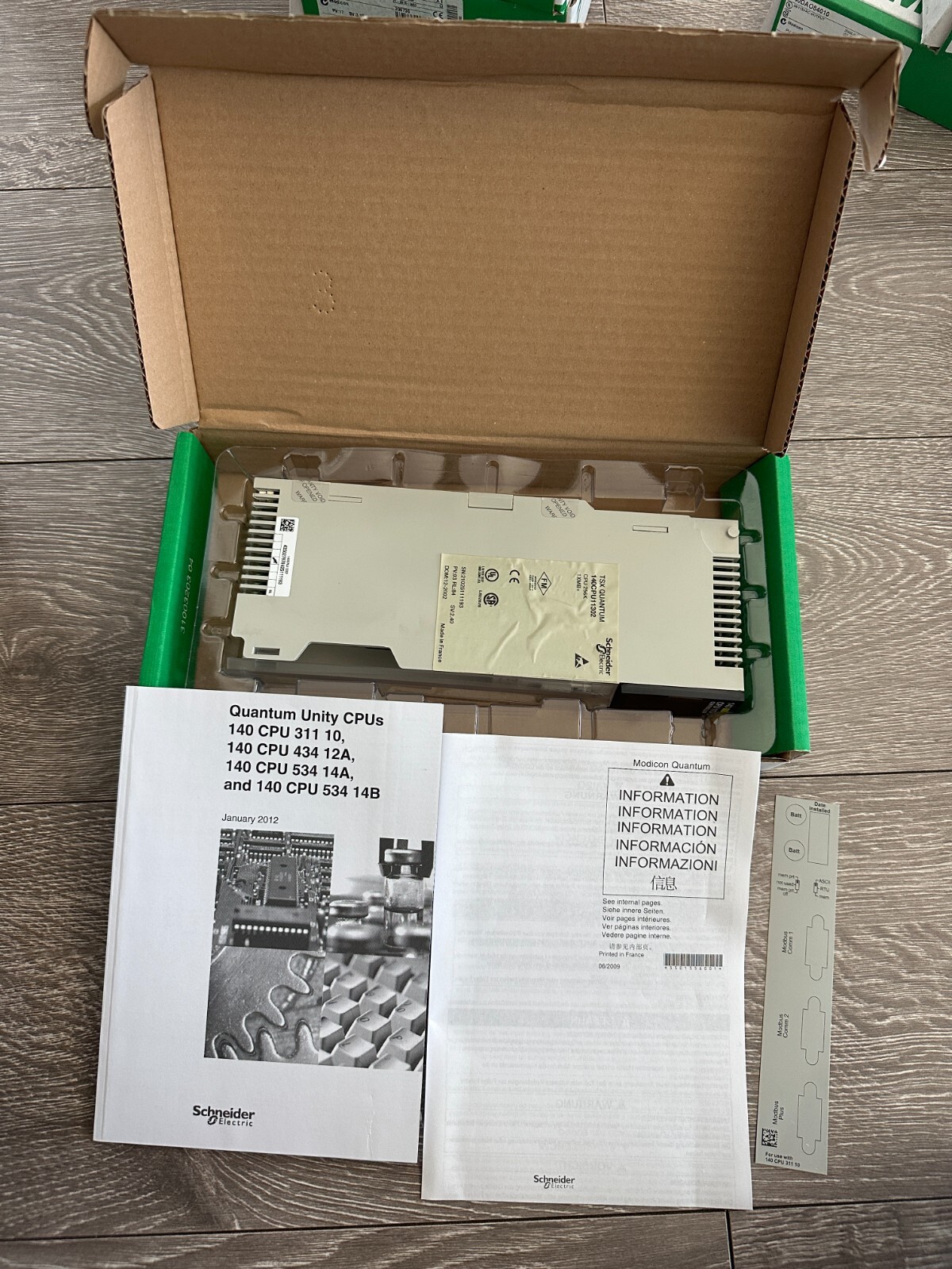ꙮ SCHNEIDER ELECTRIC Modicon TSX Quantum 140CPU11302 / CPU 256K