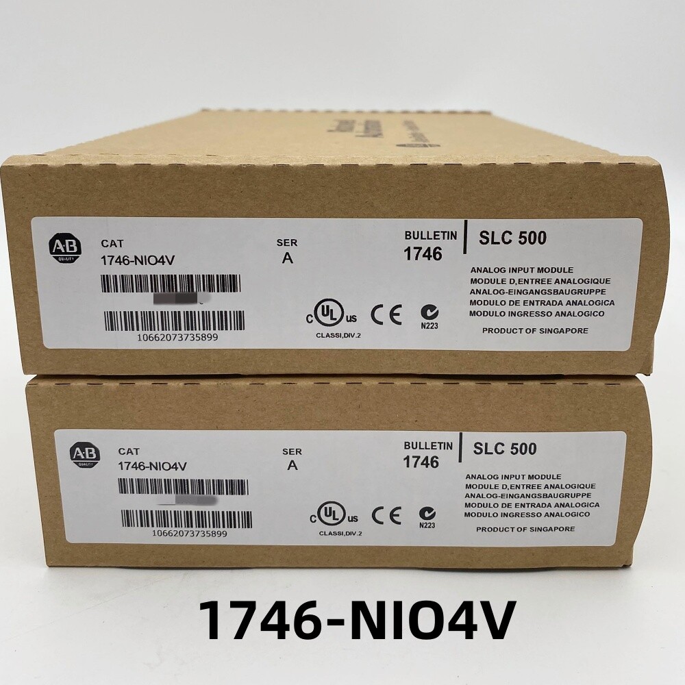 Allen Bradley 1746-NIO4V SER A SLC 500 Analog Output Module 1746NIO4V New STOCK