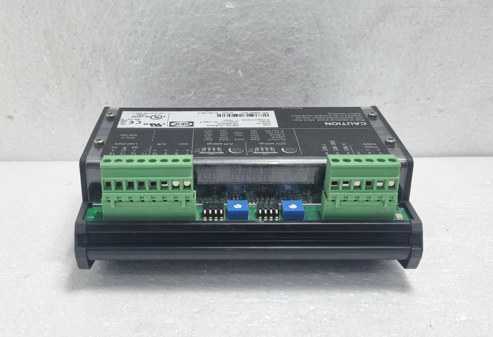Deif IOM 220 – IO Module – Analogue Regulation