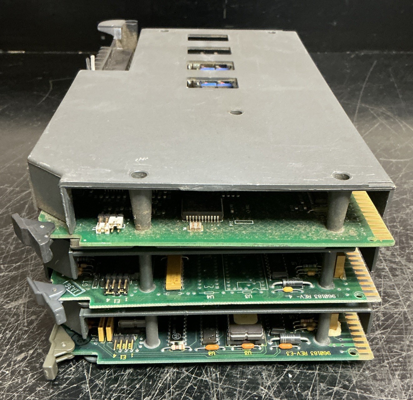 Lot of 3 Allen Bradley Analog Output Modules | 1771-OFE1 | 1771-OFE2 B
