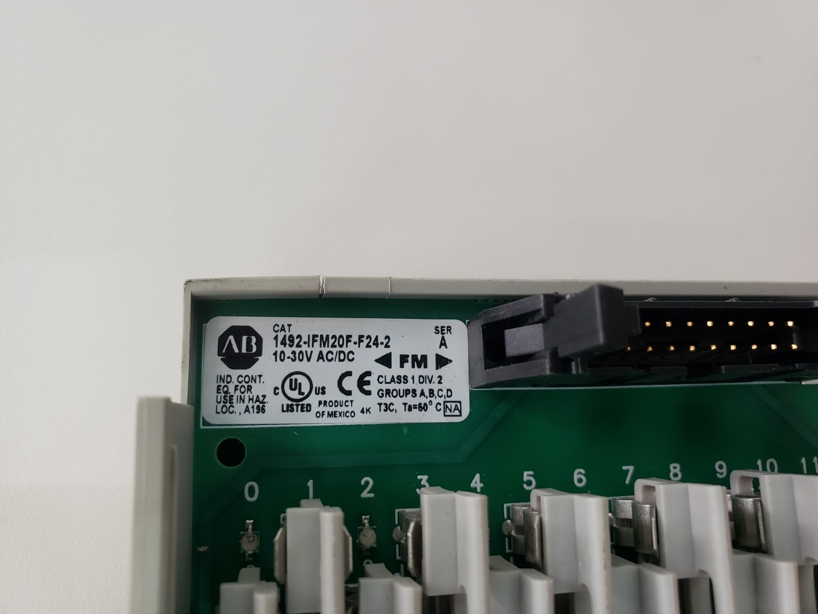 LOT of 3 – Allen-Bradley 1492-IFM20F-F24-2 Ser. A Interface Module
