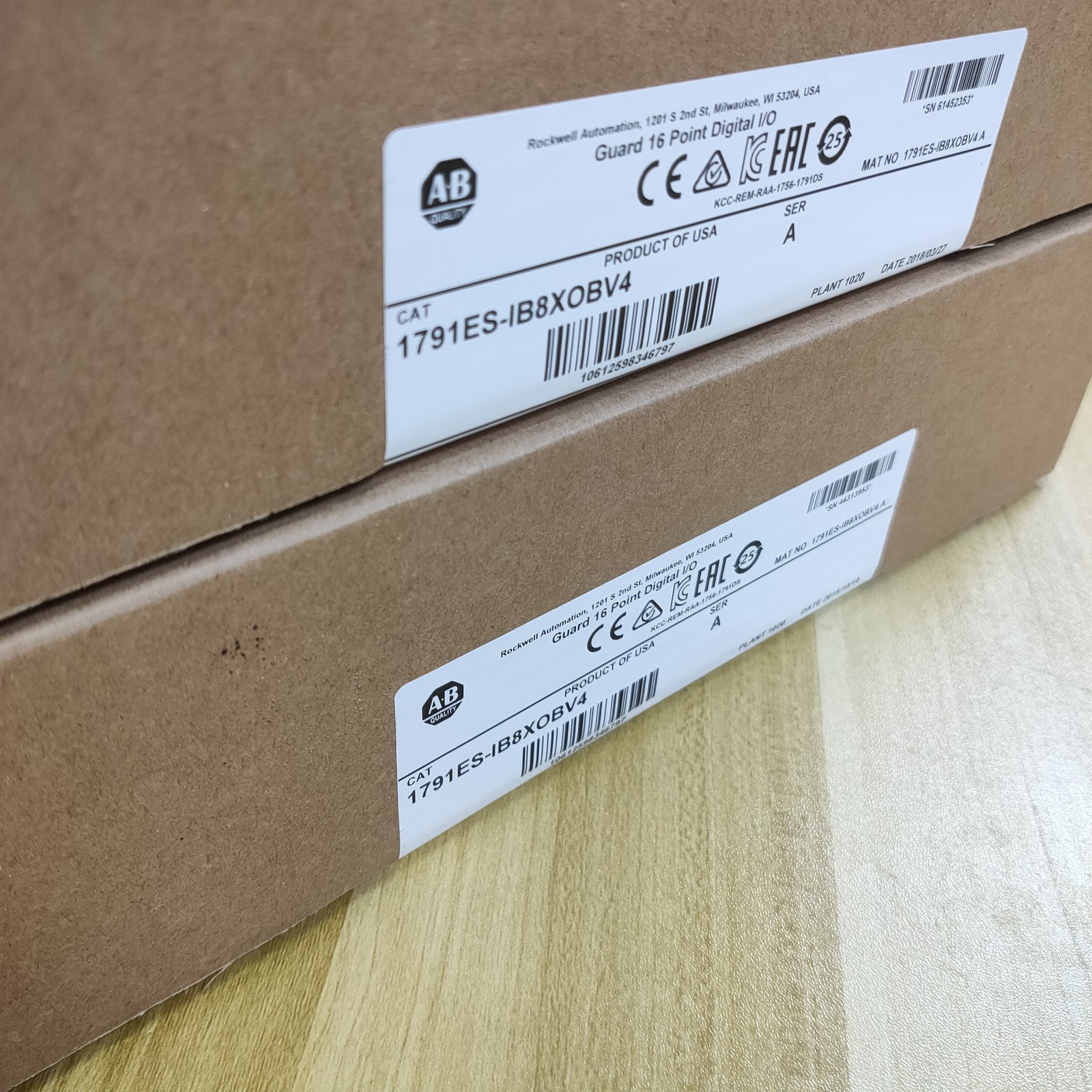 1791ES-IB8XOBV4 AB Guard I/O 16 Point Digital I/O New Sealed 1791ESIB8XOBV4 GQ