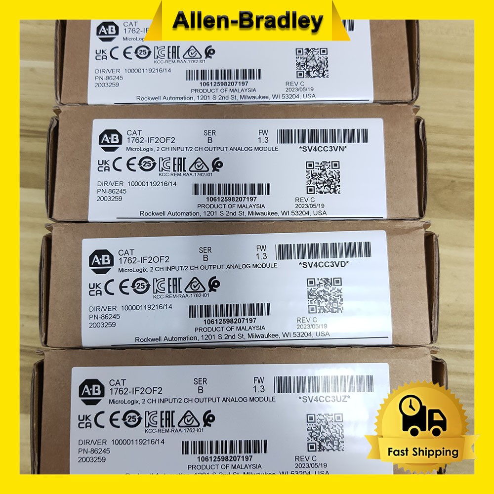 Allen-Bradley 1762-IF2OF2 MicroLogix 1200 I/O Module New Sealed