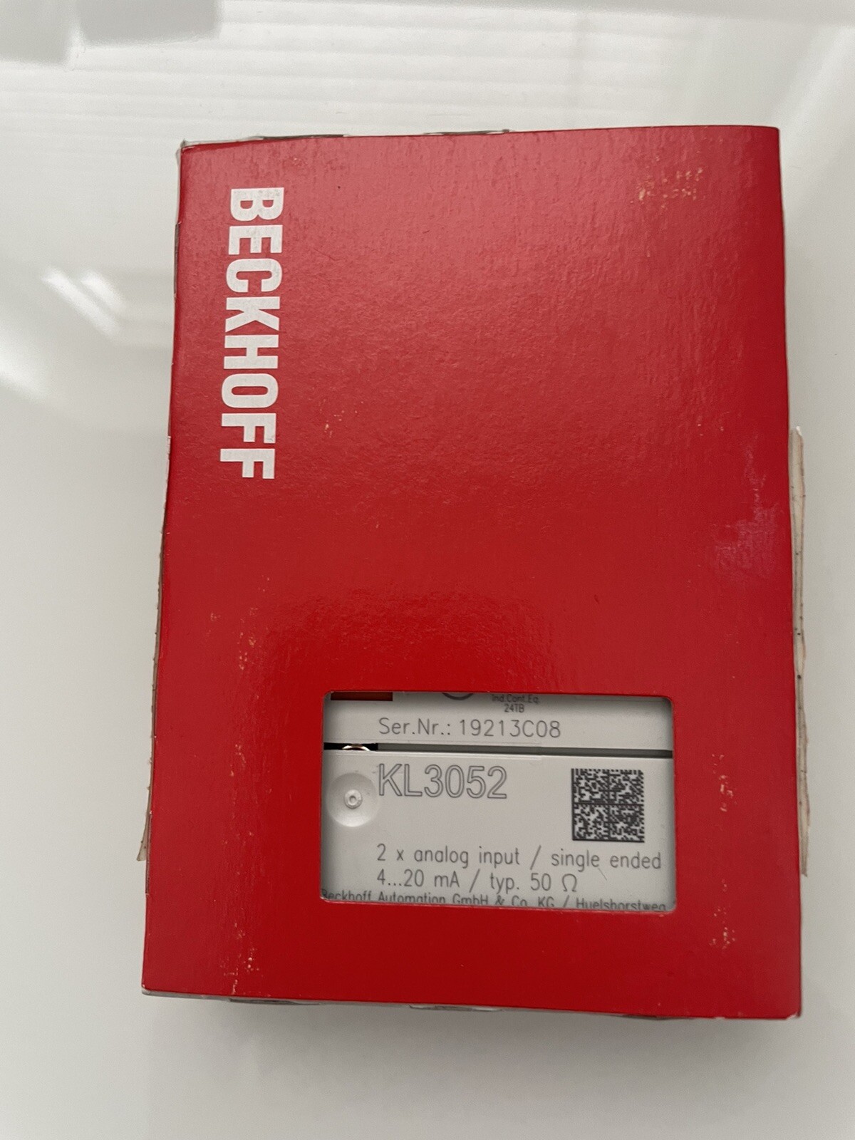Beckoff Kl3052 Clamp is New and Original Packaging