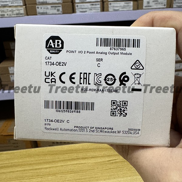 Allen‑Bradley 1734‑OE2V Brand New 2‑Point Voltage Analog Output Module
