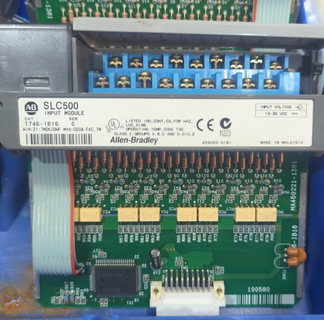 ALLEN-BRADLEY 1746-IB16 Series C 16-Channel PLC Input Module (1746IB16SERC)