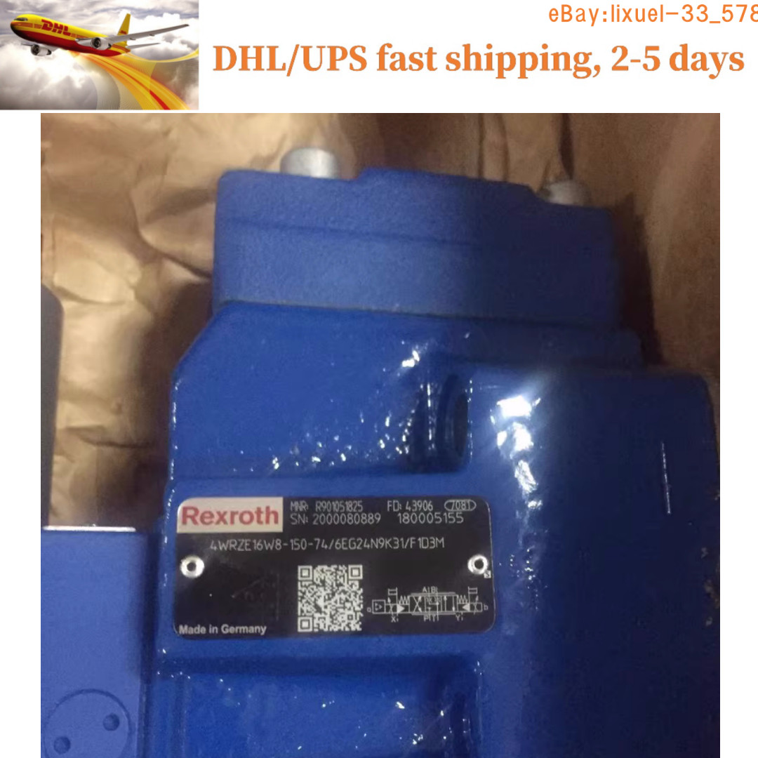 Rexroth R901051825 4WRZE16W8-150-7X/6EG24N9K31/F1D3M valve DHL Fast shipping