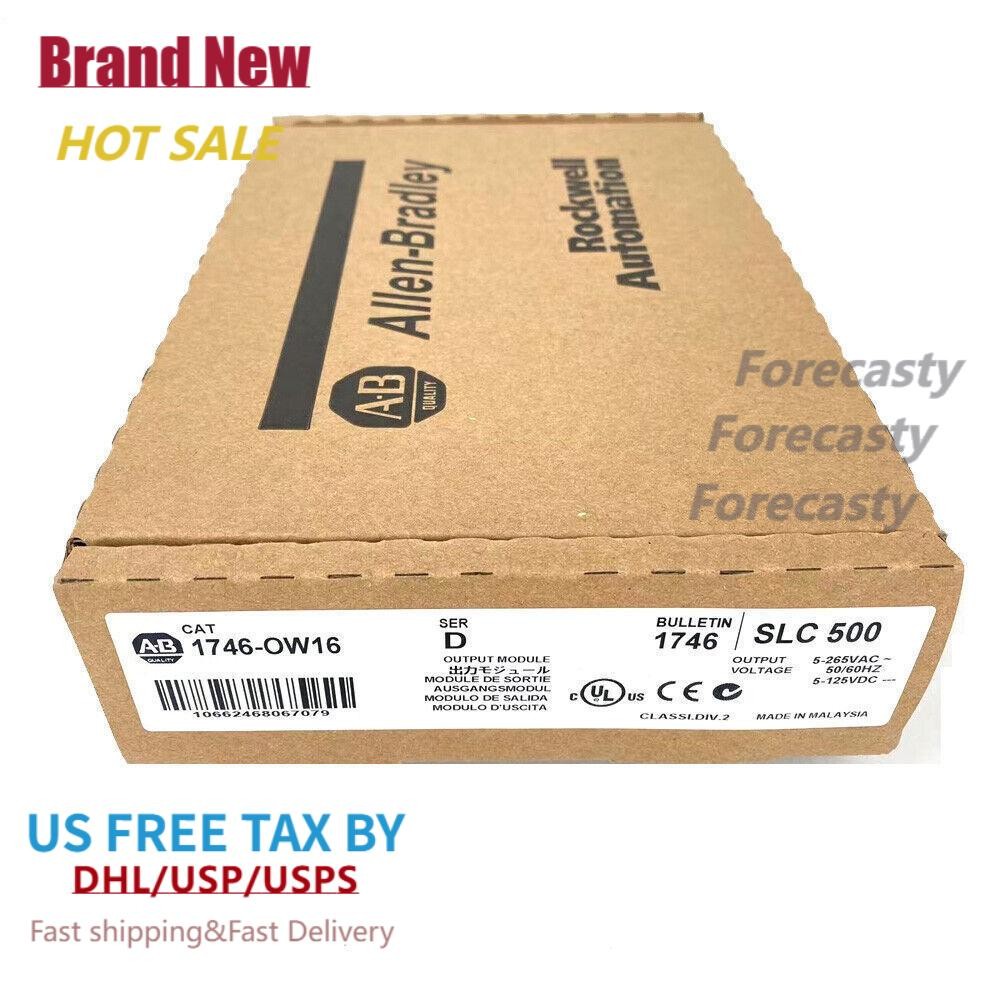 New Allen Bradley 1746-OW16 SLC 500 Ser D PLC Output Module AB 1746OW16 US