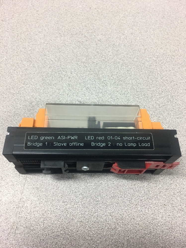 NEW NO BOX EFECTOR IFM AC2701 AS-INTERFACE CABINET CONTROL MODULE; 4DI/4DO, T ST