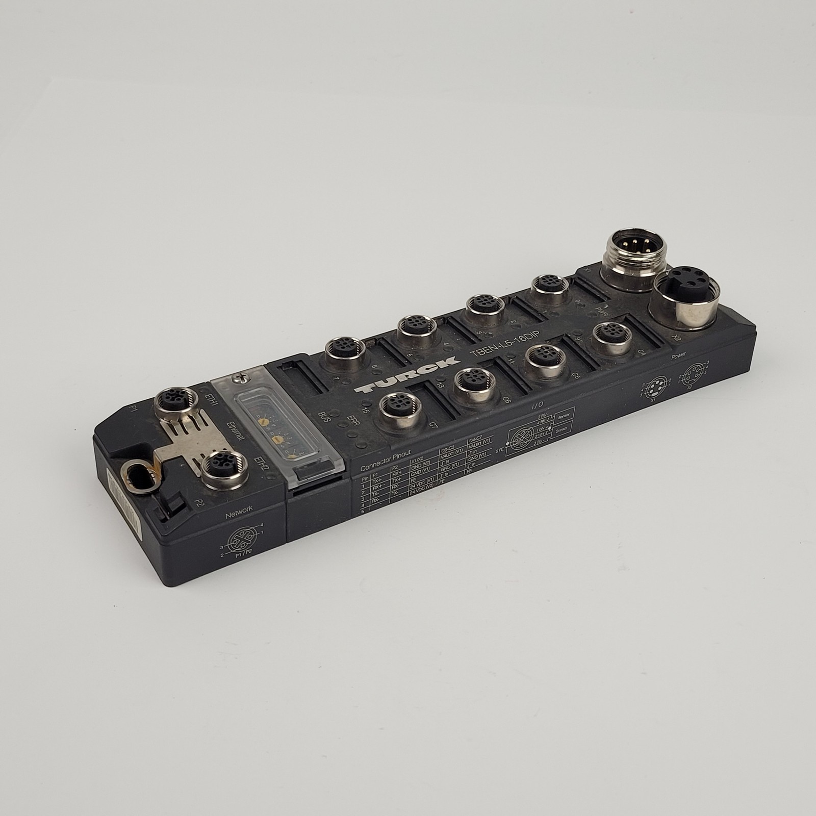 Turck TBEN-L5-16DIP Multiprotocol Module For IP67-IP69K With 16 Inputs, 24VDC