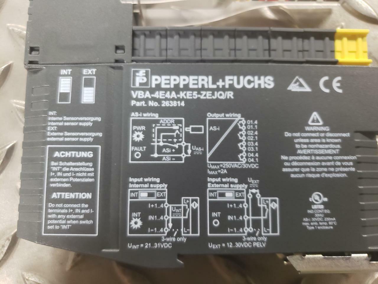 Pepperl + Fuchs VBA-4E4A-KE5-ZEJQ/R ASi Interface Module