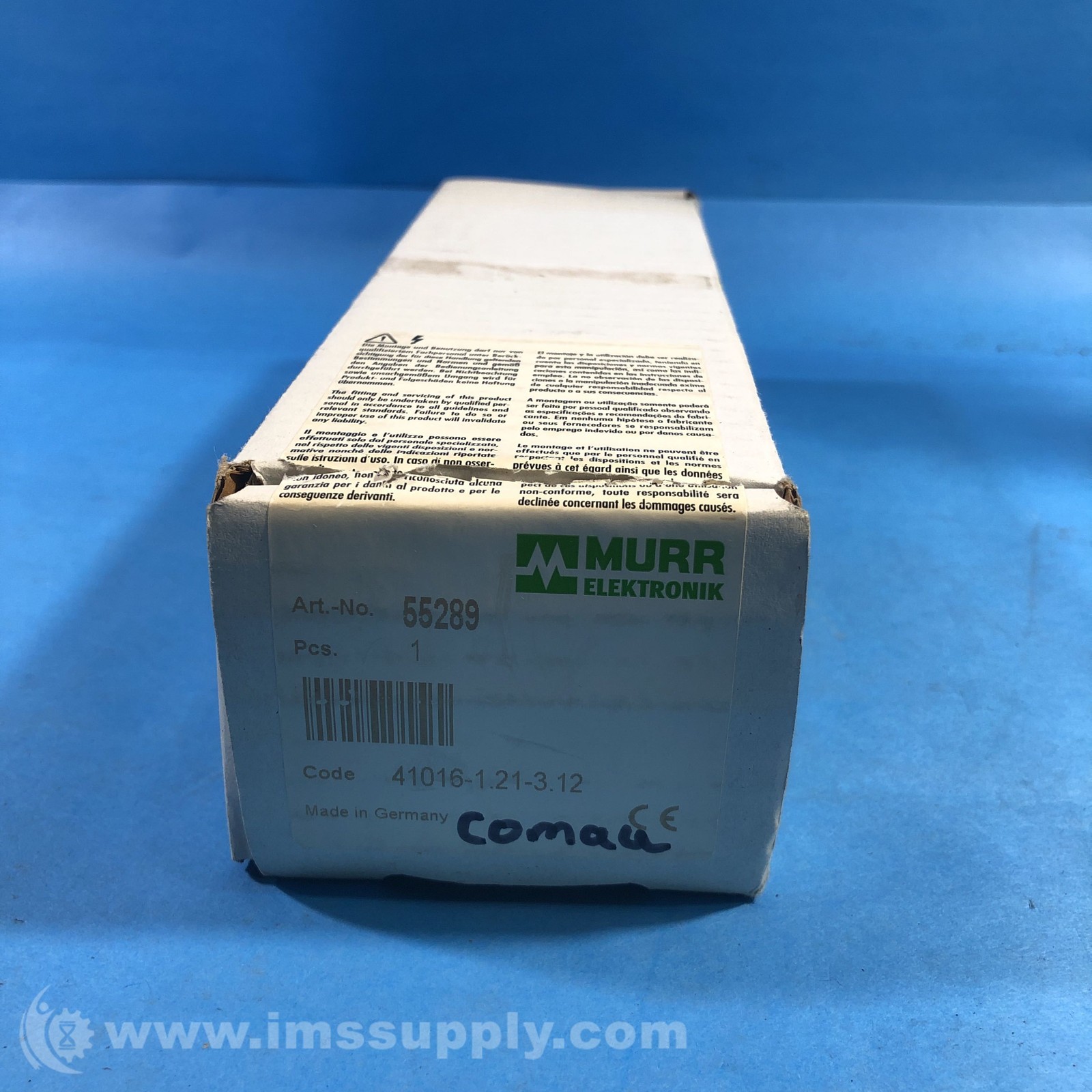Murrelektronik 55289 Digital I/O Module, Metal FNOB