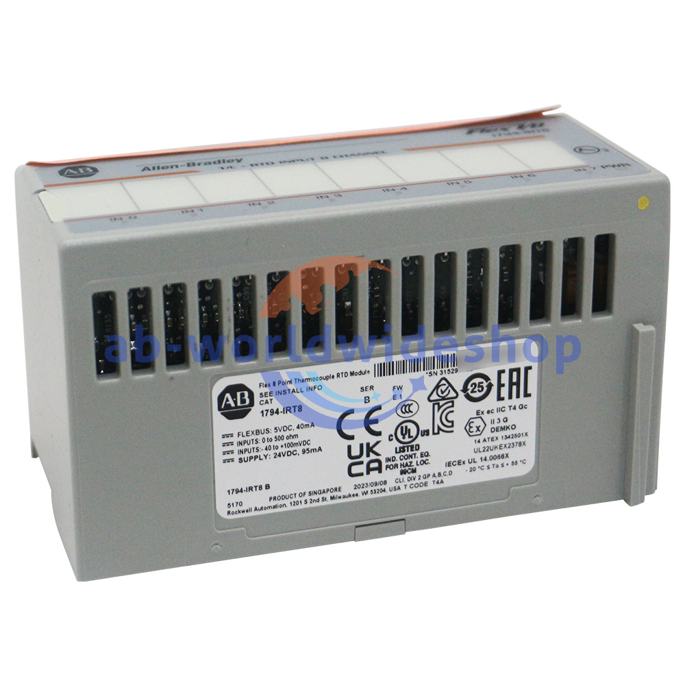 2023/2024 New 1794-IRT8 /B Flex 8 Point Thermocouple RTD Module