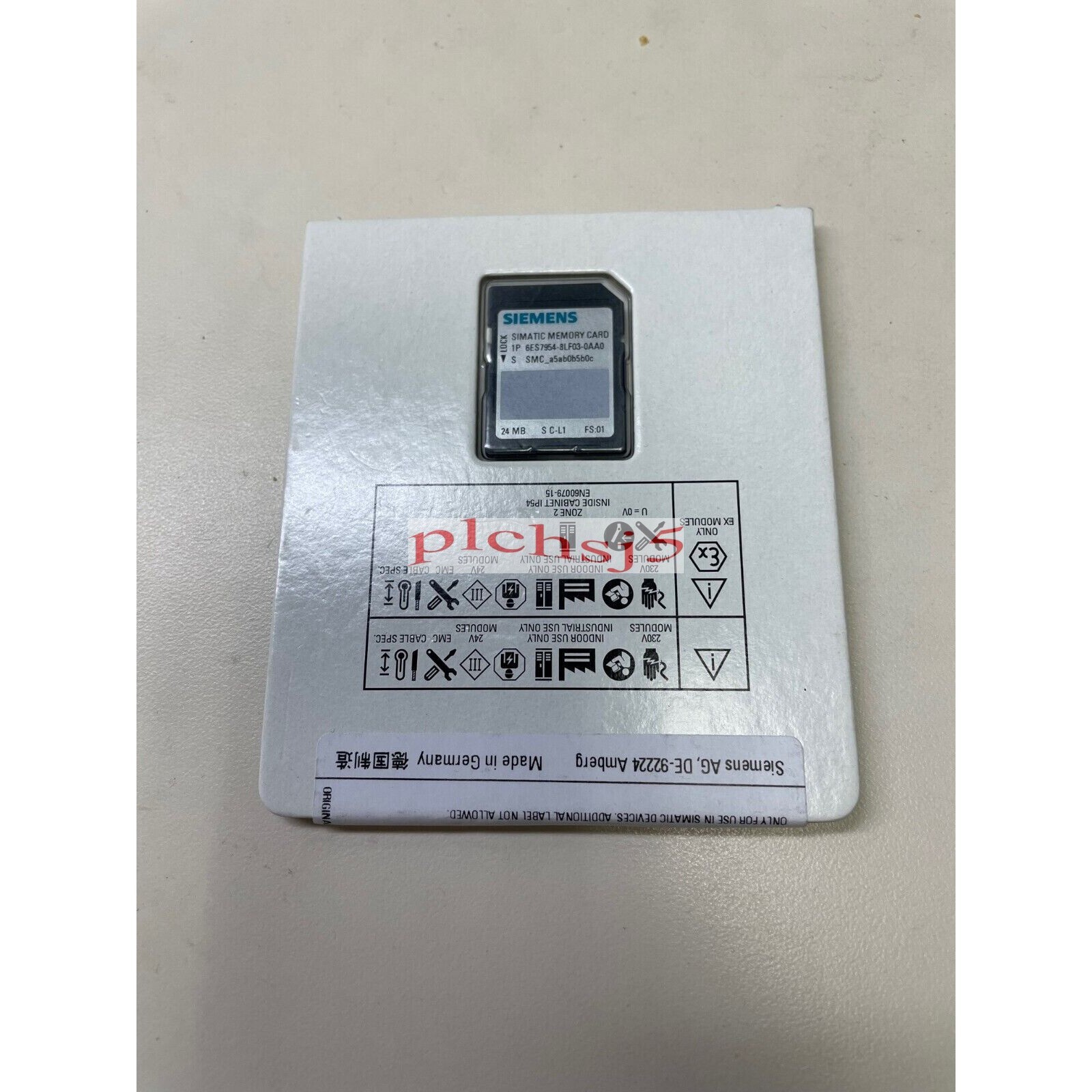 Siemens 6ES7954-8LF03-0AA0 S7 MEMORY CARD FOR S7-1X00 6ES7954-8LF03-0AA0