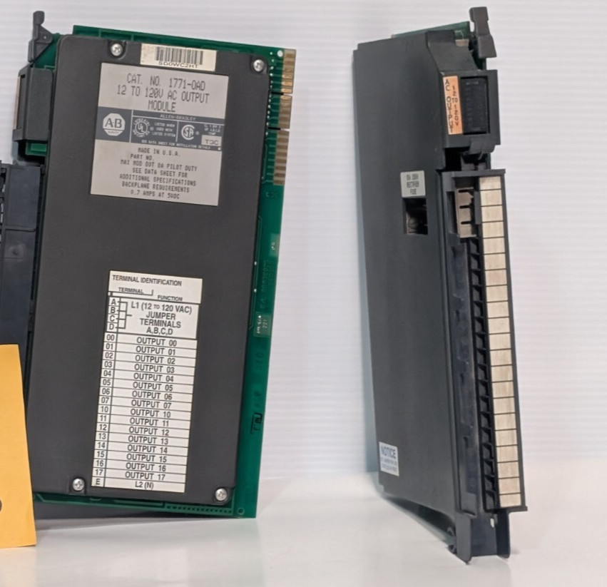 Allen Bradley 1771-OAD PLC Output Module, 12-120VAC, 10A, Made in USA