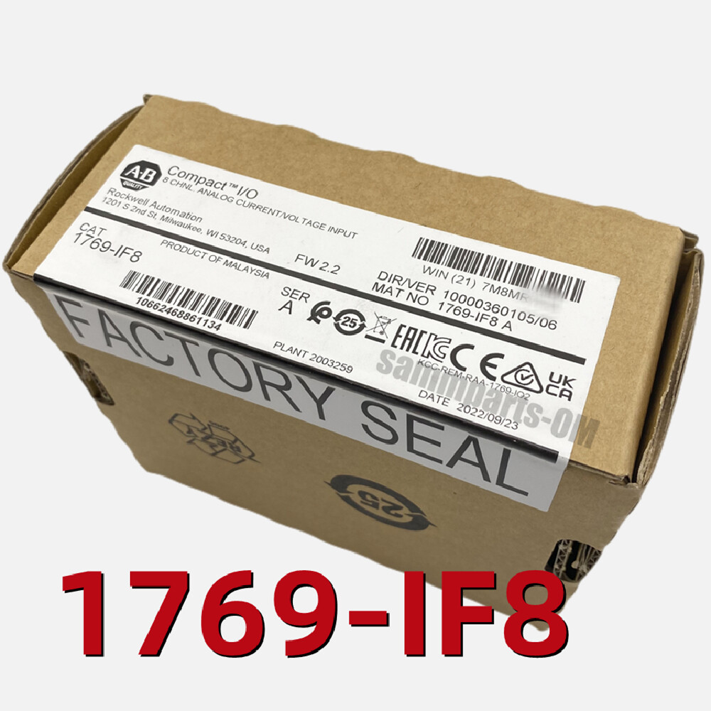 US 1769-IF8 1 pcsCompactLogix 8 Pt Analog Input Module 2023 New TX
