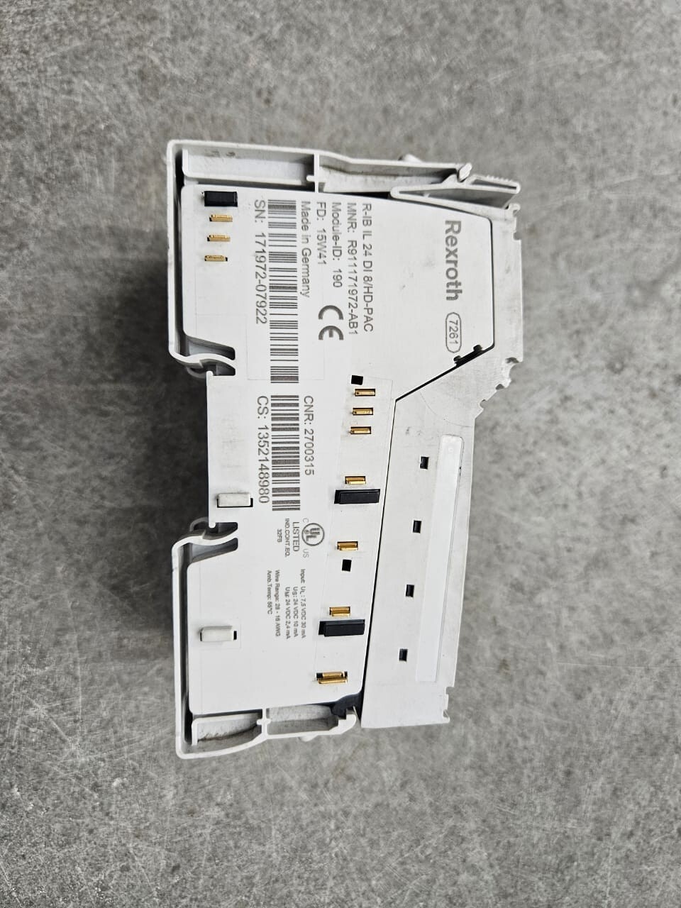 REXROTH R-IB IL 24DI 8/HD-PAC Interface Module