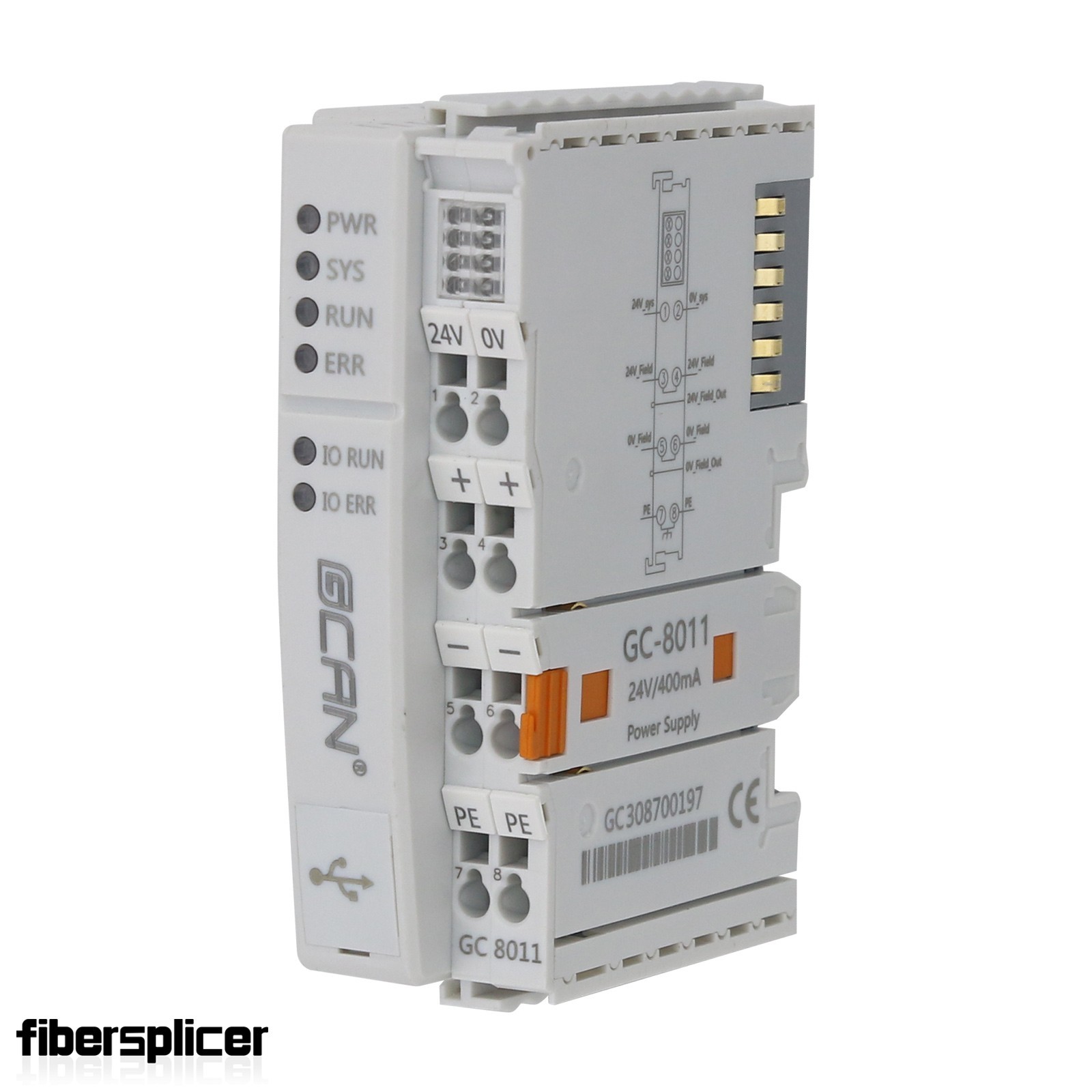 EtherCAT Bus Coupler 100Mb/s Remote IO EtherCAT Slave Station GCAN-IO-8200