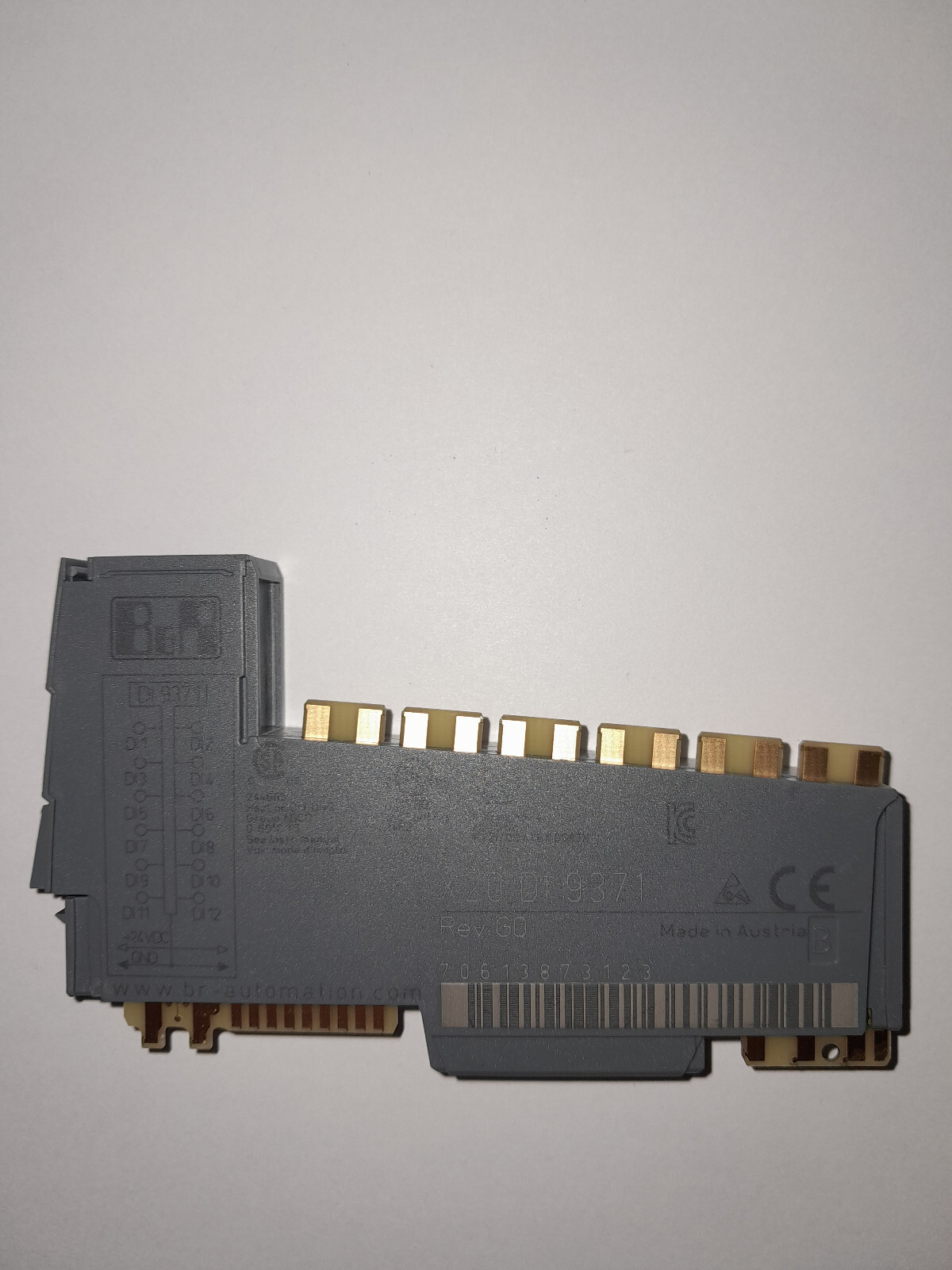 B&R DIGITAL INPUT MODULE PLC BR X20DI9371+ X20BM11 GRATIS + X20TB12 GRATIS