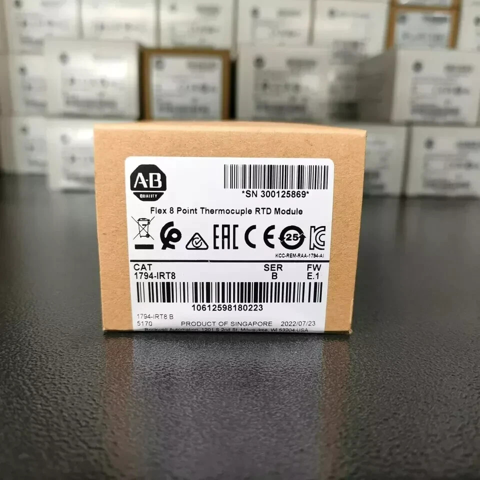 Allen-Bradley 1794-IRT8 Flex 8 Point Thermocouple RTD Module 1794IRT8 New Sealed