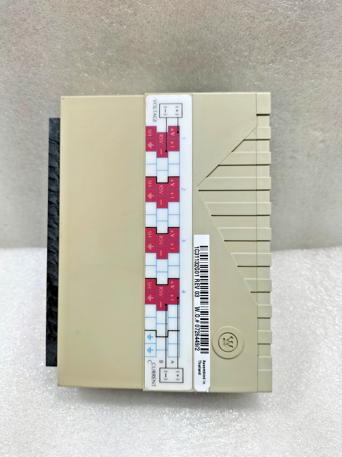EMERSON OVATION 1C31132G01 REV 03 ANALOG OUTPUT MODULE 4 CHANNEL
