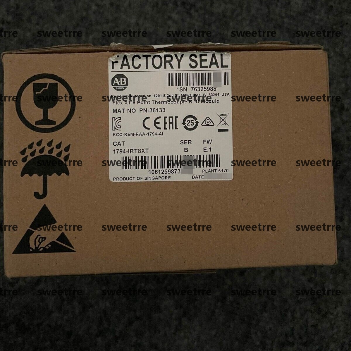 NEW SEALED AB 1794-IRT8XT Thermocouple RTD Flex I/O Fast Shipping US Free Tax