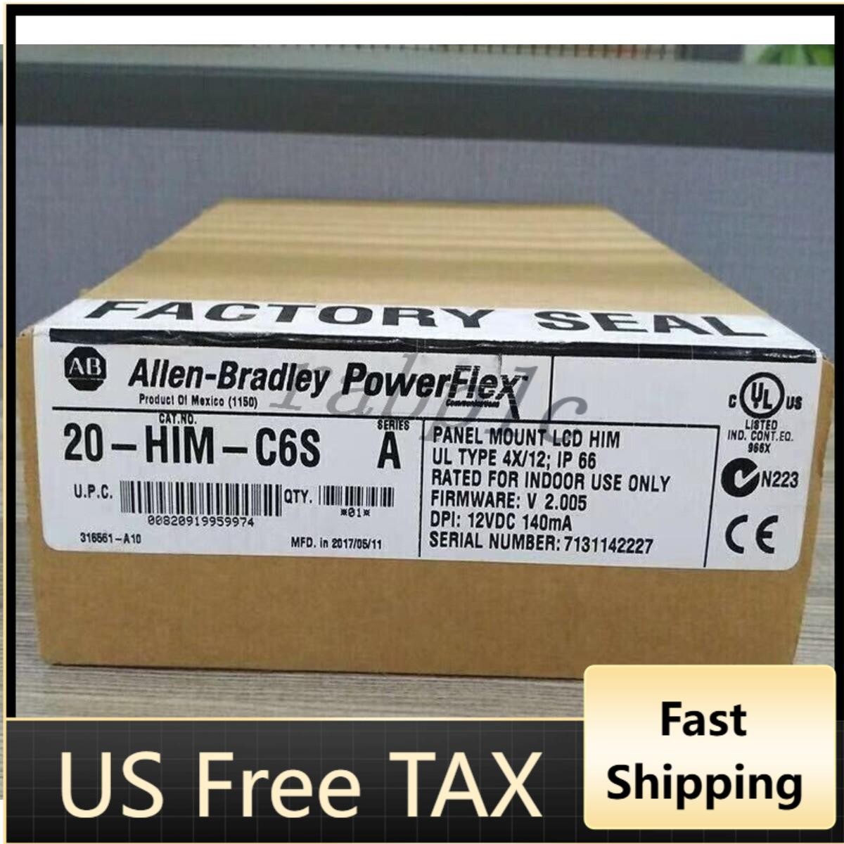 FACTORY SEALED Allen-Bradley 20-HIM-C6S Ser A Panel Mount LCD HIM AB 20 HIM C6S