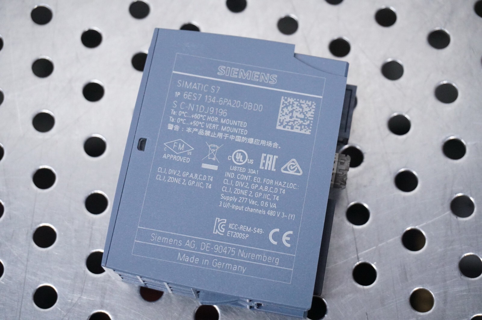 Siemens ET200SP 6ES7 134-6PA20-0BD0 / 6ES7 134-6PA20-0BD0 Energy Meter 480VAC