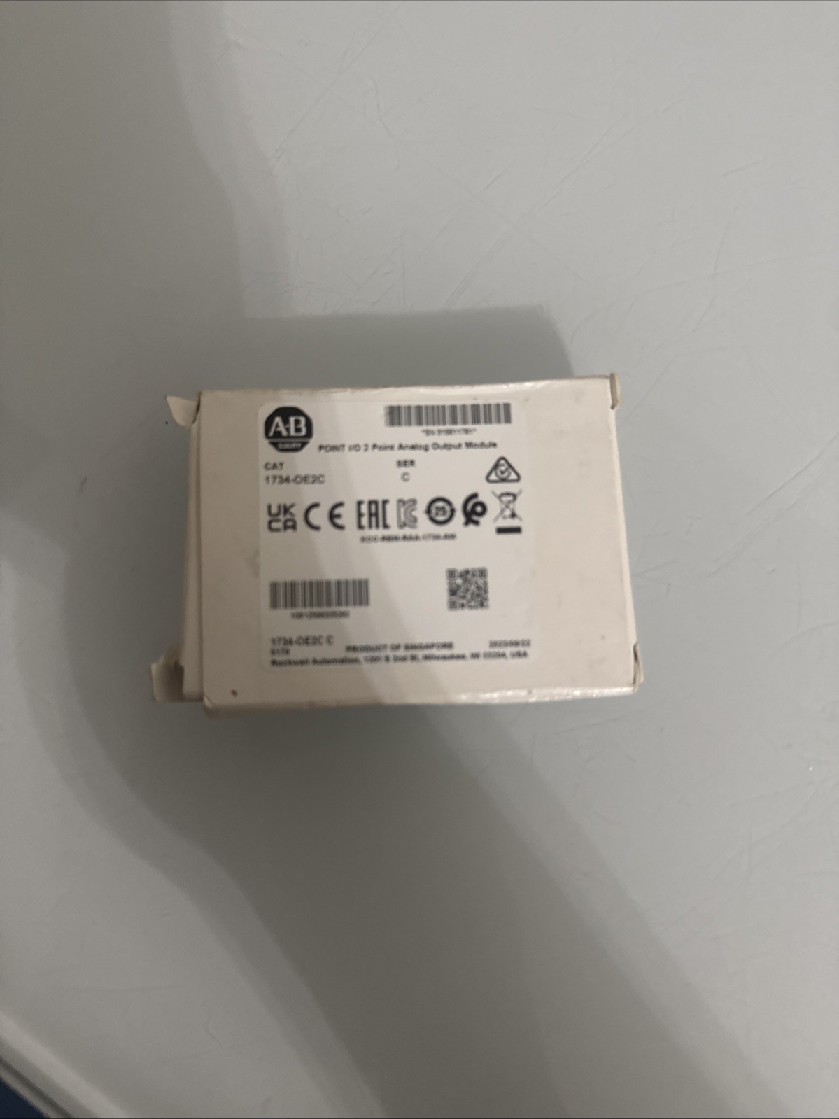 1732-IE2C – I/O Module, Analog, 2 Single Ended Inputs, 75 mA Pointbus Current