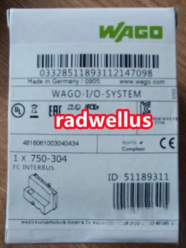 New in Box WAGO 750-304 I/O System Interbus Digital Analog Module 750304