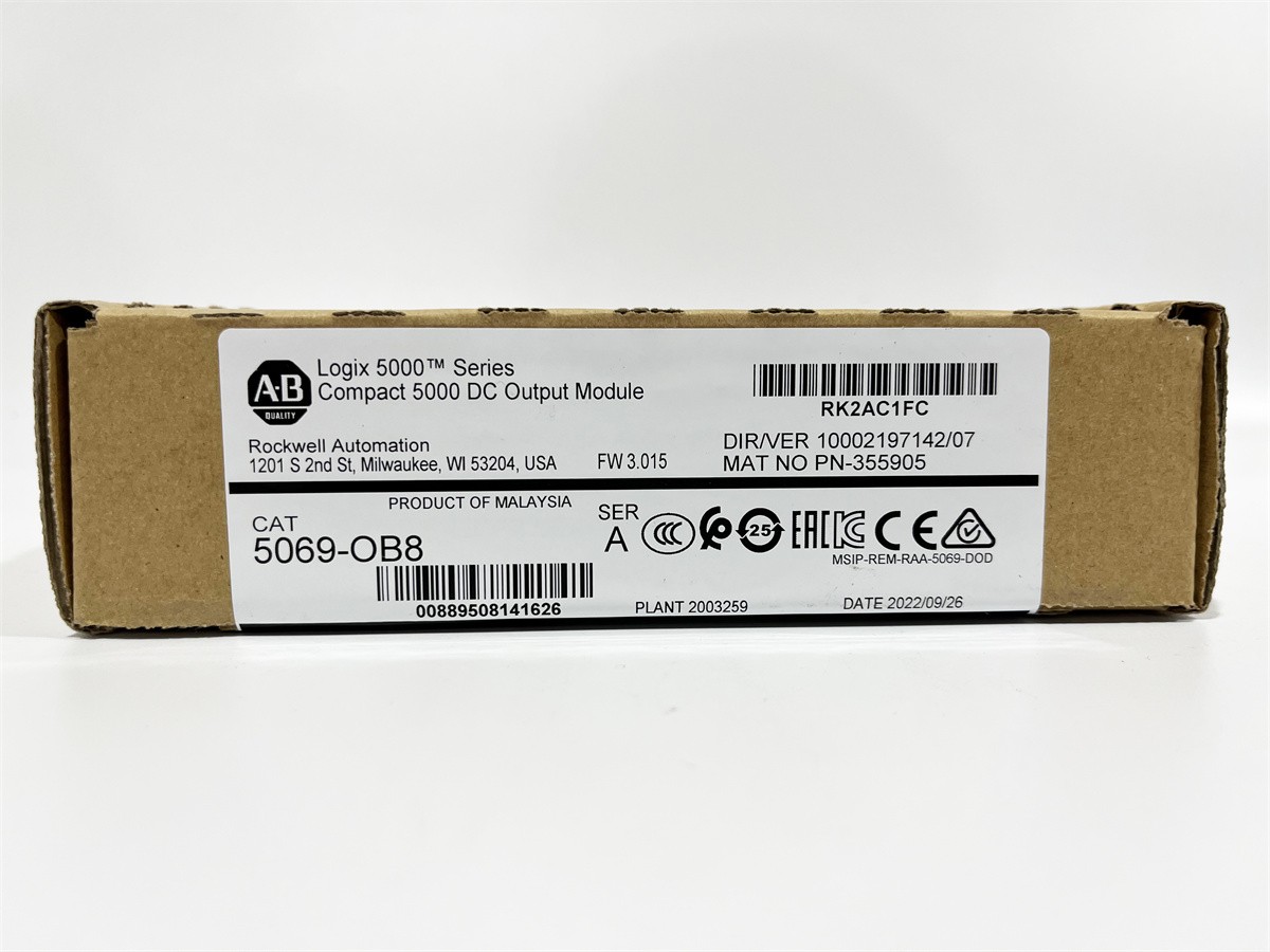 Compact 5000 DC Output Module In Box One Year Warranty 5069-OB8 /A