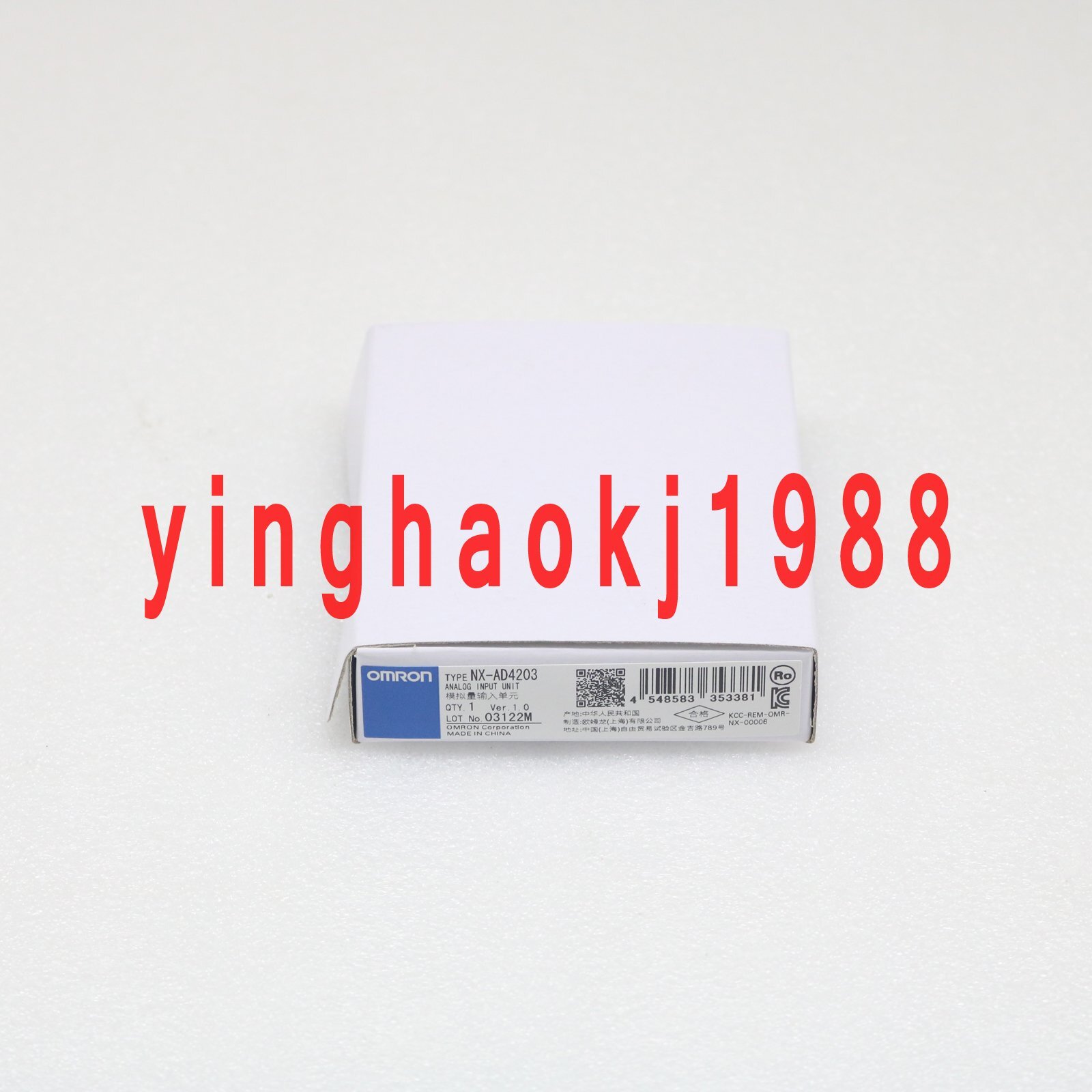 New 1PS IN BOX Omron NX-AD4203 NXAD4203 Analog Input Unit 1 year warranty