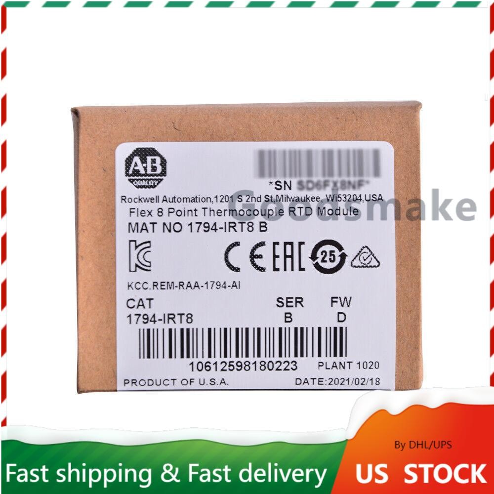 NEW Sealed Allen-Bradley Flex 8 Point Thermocouple RTD Module 1794-IRT8