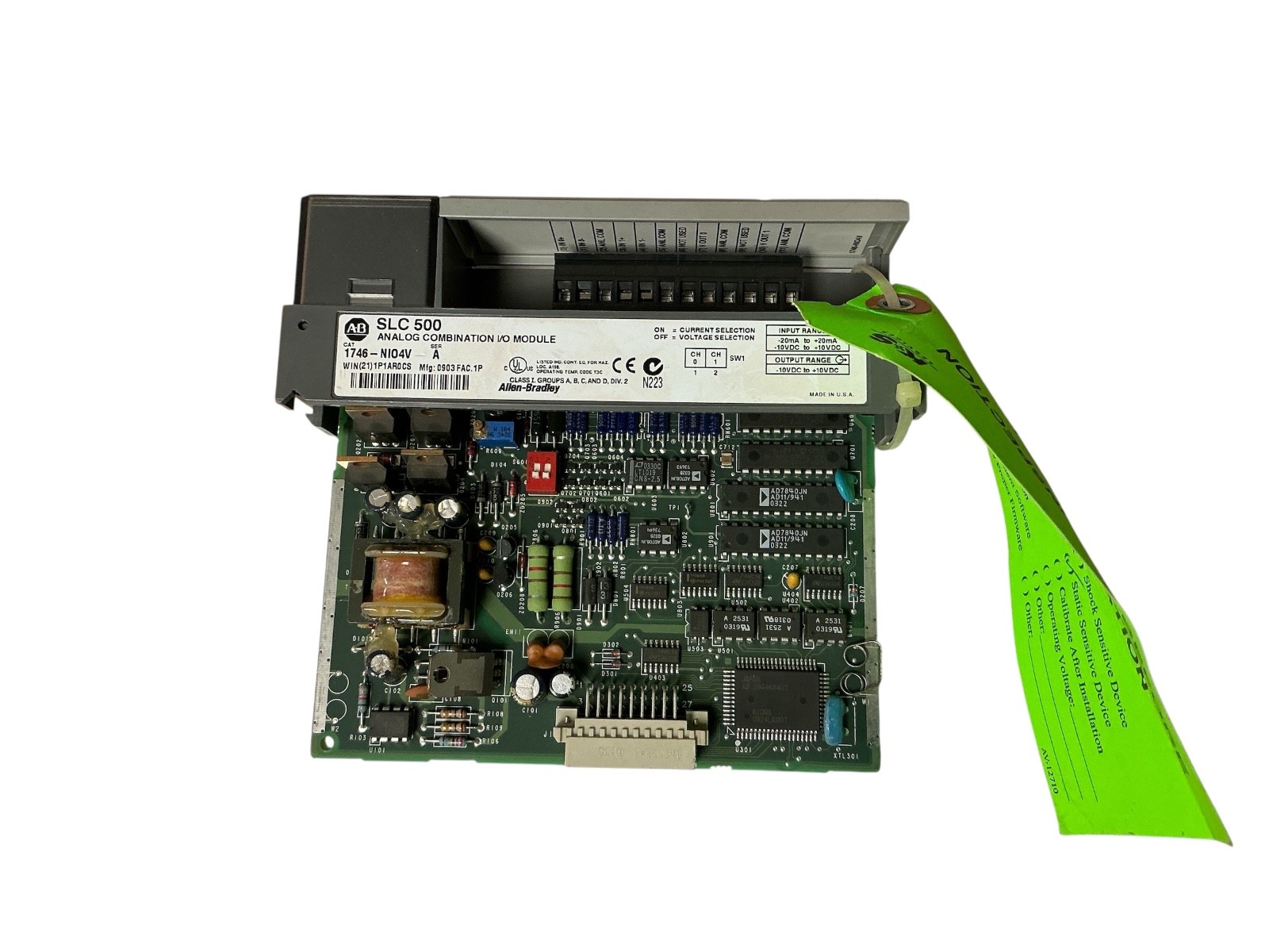 Allen-Bradley 1746-NIO4V Analog Voltage Comb Module
