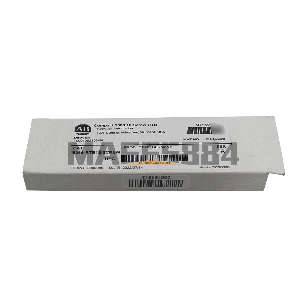Sealed New Allen Bradley 5069-RTB18-SCREW Compact 5000 18 Screw RTB