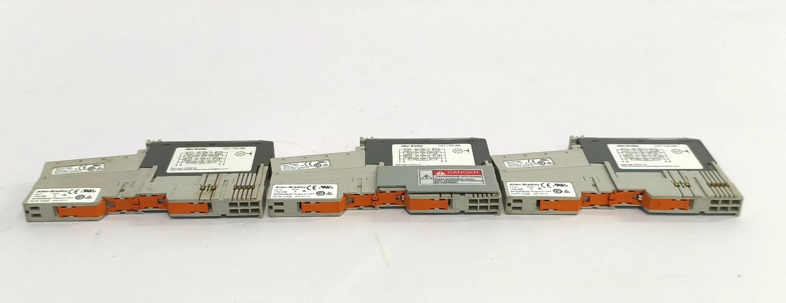 ALLEN-BRADLEY 1734-IB8 MODULE 1734-RTBS, 1734-MB LOT OF 3X
