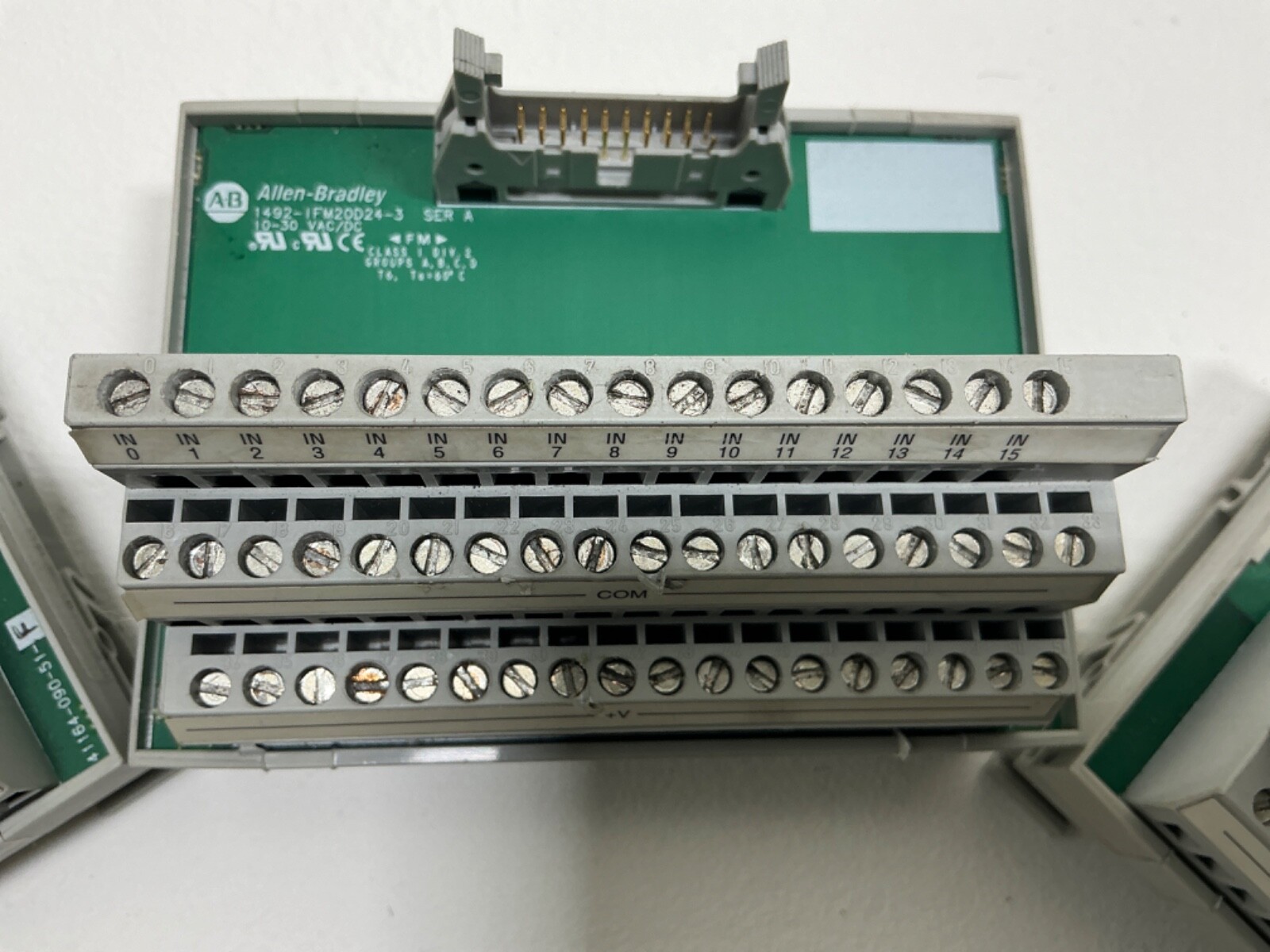 ALLEN-BRADLEY 1492-IFM20D24-3 SERIES A INTERFACE MODULE LOT OF 3