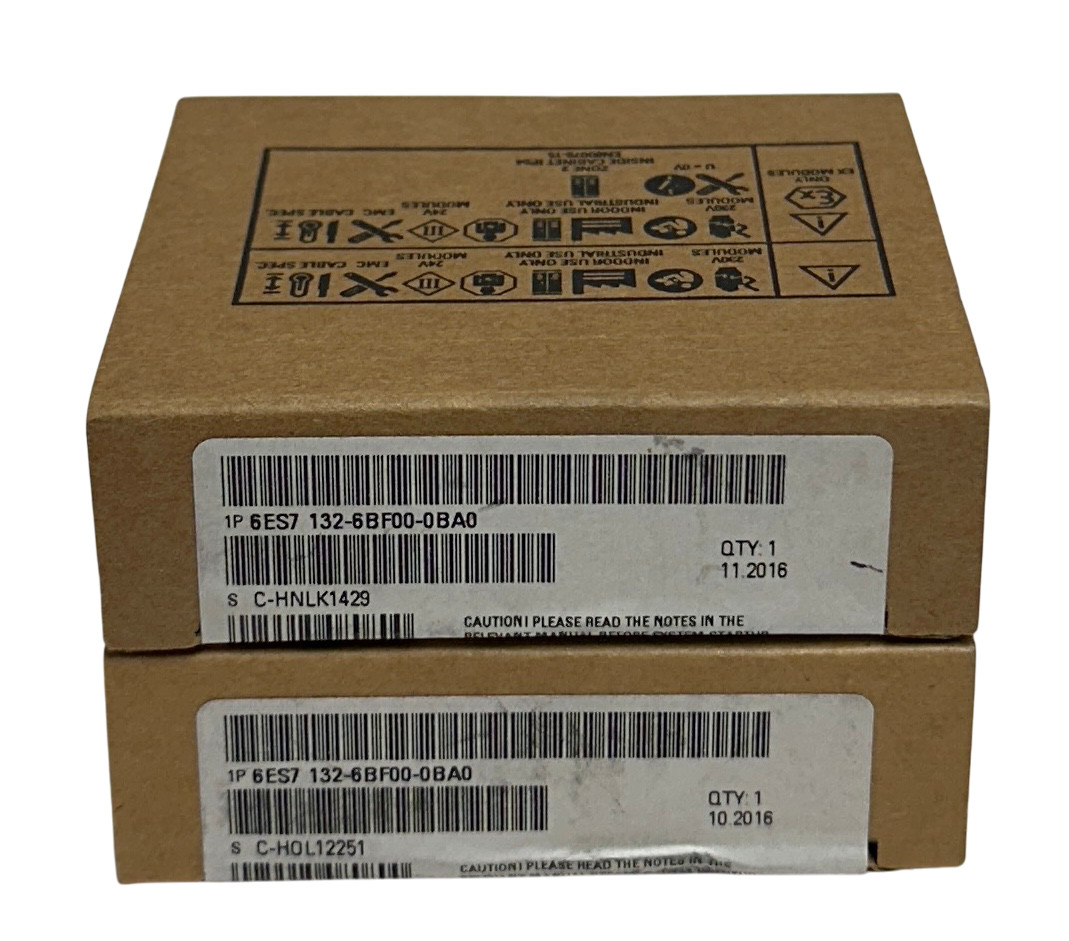 2 SIEMENS 6ES7 132-6BF00-0BA0 SIMATIC ET200SP DIGITAL OUTPUT MODULES 24VDC NSFS